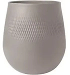 Villeroy & Boch Vase, Taupe, Keramik, 22.5 cm, Dekoration, Vasen, Keramikvasen
