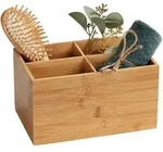 Wenko Organizer Terra, Braun, Holz, Bambus, massiv, 22x12x14 cm, Ordnen &