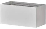 Fischer & Honsel Led-Wandleuchte Wallo, Silber, Metall, rechteckig,rechteckig,