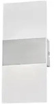 Fischer & Honsel Led-Wandleuchte Foder, Wei&szlig;, Nickel, Metall, Kunststoff, F, 12x27x5