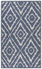 Tom Tailor Teppich, Blau, Kunststoff, Raute, rechteckig, 70x120 cm, Teppiche &