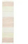 Theko Fleckerlteppich, Beige, Textil, Gestreift, Freiform, 70x250 cm, f&uuml;r