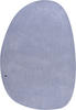 Tom Tailor Hochflorteppich, Hellblau, Textil, Uni, eiförmig, 80x120 cm, Teppiche &