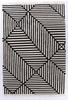 Tom Tailor Teppich, Schwarz, Textil, Streifen, rechteckig, 160x230 cm, Teppiche &