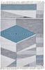 Tom Tailor Teppich, Türkis, Textil, Abstraktes, rechteckig, 140x200 cm, Teppiche &