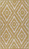 Tom Tailor Handwebteppich, Gelb, Kunststoff, Raute, rechteckig, 70x120 cm, Teppiche &