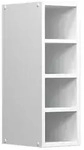 Vicco H&auml;ngeschrank, Wei&szlig;, Wei&szlig;, Holzwerkstoff, 3 F&auml;cher, Rechteckig,...