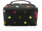 Reisenthel Kosmetiktasche Beautycase dots, Schwarz, Textil, 27x18x17 cm, Freizeit,