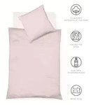 Fleuresse Bettw&auml;sche Provence, Rosa, Textil, Uni, 200x200 cm, pflegeleicht,