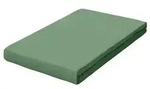 Schlafgut Boxspring-Spannleintuch Pure, Gr&uuml;n, Textil, 120-130x200-220 cm,...