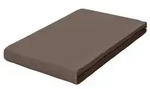 Schlafgut Topper-Spannbetttuch Pure, Taupe, Textil, 180-200x200-220 cm, Gr&uuml;ner