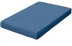 Schlafgut Spannbetttuch Pure, Dunkelblau, Textil, 180-200x200-220 cm, Textiles