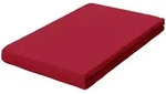 Schlafgut Topper-Spannbetttuch Pure, Dunkelrot, Textil, 140-160x200-220 cm,...