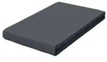 Schlafgut Boxspring-Spannleintuch Pure, Dunkelgrau, Textil, 120-130x200-220 cm,