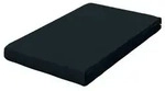 Schlafgut Boxspring-Spannleintuch Pure, Schwarz, Textil, 120-130x200-220 cm,...