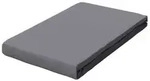 Schlafgut Boxspring-Spannleintuch Pure, Grau, Textil, 180-200x200-220 cm,...