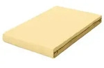 Schlafgut Boxspring-Spannleintuch Pure, Gelb, Textil, 180-200x200-220 cm,...