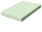 Schlafgut Topper-Spannbetttuch Pure, Hellgr&uuml;n, Textil, 180-200x200-220 cm, Gr&uuml;ner