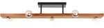 Brilliant Deckenleuchte, Braun, Holz, 115x15.7x12.5 cm, Lampen & Leuchten,
