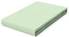 Schlafgut Spannbetttuch, Hellgrün, Textil, 90-100x190-220 cm, Grüner Punkt,