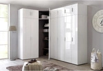 Xora Garderobenschrank, Wei&szlig;, Holzwerkstoff, 1 F&auml;cher, 80x185x54 cm, BQ -...