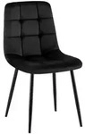 CLP Stuhl, Schwarz, Metall, 45x84x55 cm, Esszimmer, St&uuml;hle, Esszimmerst&uuml;hle,