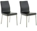 CLP Stuhl, Schwarz, Metall, 40x88x50 cm, Esszimmer, St&uuml;hle, Esszimmerst&uuml;hle,