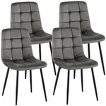 CLP Stuhl, Dunkelgrau, Metall, 45x84x55 cm, Esszimmer, St&uuml;hle, Esszimmerst&uuml;hle,