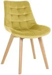 CLP Stuhl, Gelb, Holz, 54x84x63 cm, Esszimmer, St&uuml;hle, Esszimmerst&uuml;hle,