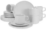 Creatable Kaffeeservice, Wei&szlig;, Keramik, 18-teilig, 250 ml,250 ml, Essen & Trinken,