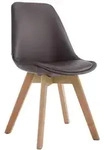 CLP Stuhl, Braun, Holz, 48x84x55 cm, Esszimmer, St&uuml;hle, Esszimmerst&uuml;hle,