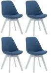 CLP Stuhl, Blau, Holz, 48x84x55 cm, Esszimmer, St&uuml;hle, Esszimmerst&uuml;hle,