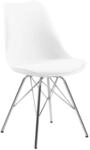 Carryhome Stuhl, Wei&szlig;, Kunststoff, Rundrohr, 48.5x85.5x54 cm, Reach,...