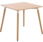 CLP Konsolentisch, Eukalyptusholz, Holz, 80x75x80 cm, Wohnzimmer, Wohnzimmertische,