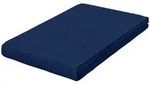 Schlafgut Topper-Spannbetttuch Pure, Dunkelblau, Textil, 120-130x200-220 cm,...