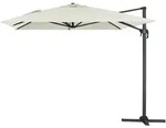 Habitat Garten Sonnenschirm, Beige, Metall, 400x300 cm, Sonnen- & Sichtschutz,