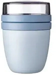 Mepal Joghurtbecher-To-Go Ellipse, Hellblau, Kunststoff, 10.7x10.7x15.1 cm, BPA-frei,