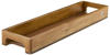 AdHoc Tablett Serve Sqaure, Holz, Akazie, Walnuss, 25x6x25 cm, Tischkultur &