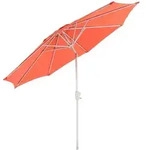 MCW Sonnenschirm, Orange, Textil, 300x300 cm, Sonnen- & Sichtschutz, Sonnenschirme