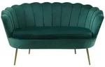Livetastic 2-Sitzer-Sofa, Gr&uuml;n, Metall, 136x78x77 cm, Wohnzimmer, Sofas & Couches,