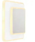 Globo Led-Wandleuchte Many, Opal, Nickel, Metall, Kunststoff, F, 5.5x17x20 cm, CE,