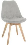 CLP Stuhl, Grau, Holz, 49x83x50 cm, Esszimmer, St&uuml;hle, Esszimmerst&uuml;hle,
