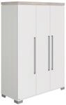 Paidi Babykleiderschrank Kira, Grau, Wei&szlig;, Eiche, Holzwerkstoff, 6 F&auml;cher, 0