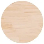 vidaXL Tischplatte, Braun, Holz, 50x3x50 cm, Esszimmer, Tische, Esstische,