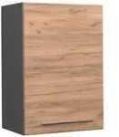 Vicco H&auml;ngeschrank, Honigeiche, Anthrazit, Holzwerkstoff, 2 F&auml;cher,...