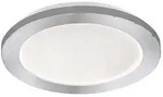 Fischer & Honsel Led-Deckenleuchte Gotland, Wei&szlig;, Chrom, Kunststoff, Glas, F, 3-fach