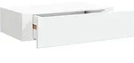 vidaXL Wandregal, Wei&szlig;, Holzwerkstoff, 23.5x10x40 cm, Wohnzimmer, Regale, Wandregale