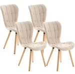 CLP Stuhl, Creme, Holz, 50x88x63 cm, Esszimmer, St&uuml;hle, Esszimmerst&uuml;hle,