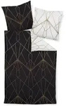 Janine Wendebettw&auml;sche J.d., Braun, Schwarz, Wei&szlig;, Textil, Graphik, 240x220 cm,