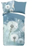 Wendebettw&auml;sche Wishfull, Blau, Textil, Floral, 155x220 cm, atmungsaktiv,
